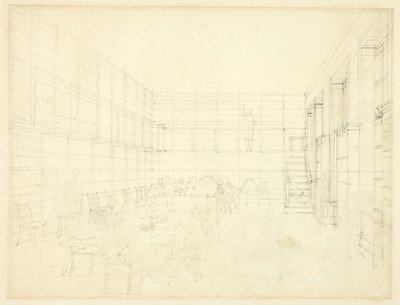 Studie für Royal Institution, Albemarle Street, aus Microcosm of London von Augustus Charles Pugin