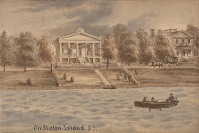 Innere Bucht, Staten Island, New York, ca. 1872 von Augustus Kollner
