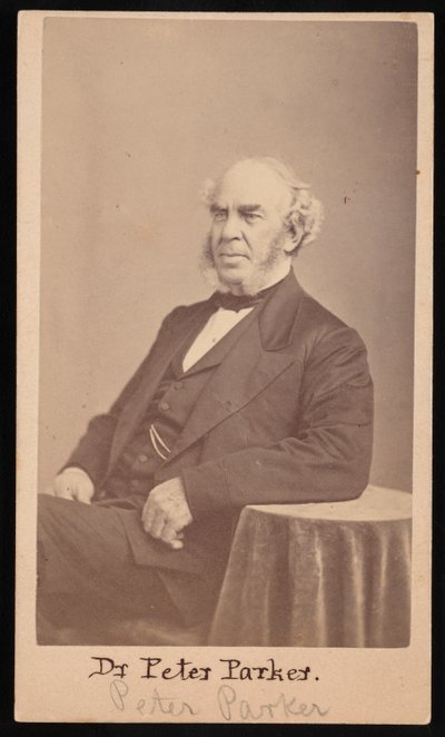 Porträt von Peter Parker 1804-1888, 1869 von Augustus Marshall