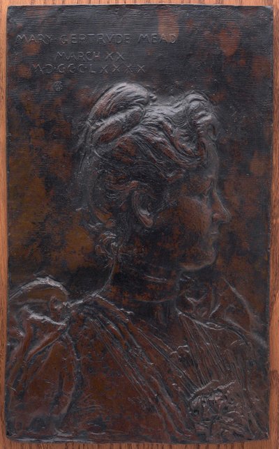Mary Gertrude Mead (später Mary Gertrude Abbey, 1851 von Augustus Saint Gaudens