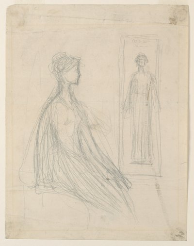 Studien für die Violet Sargent Bronzeplakette im Art Institute of Chicago von Augustus Saint Gaudens