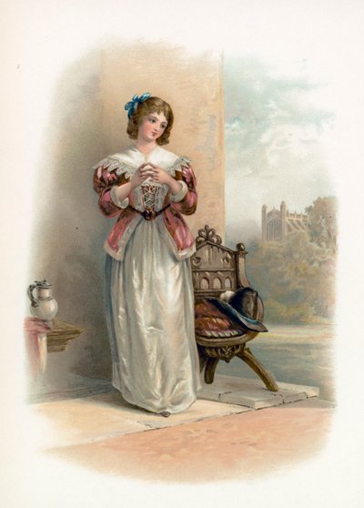 Anne Page aus den Lustigen Weibern von Windsor von Augustus Wall Callcott