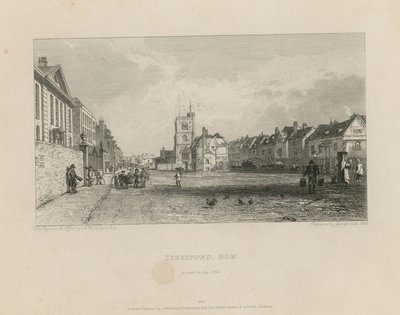 Gesamtansicht von Stratford in Bow von Augustus Wall Callcott
