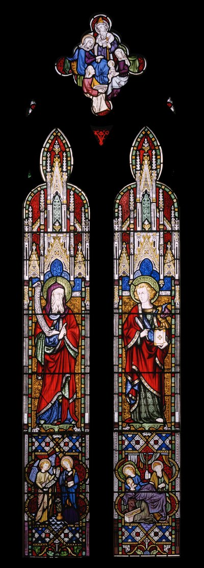 Jesaja und St. Johannes der Evangelist von Augustus Welby Northmore Pugin