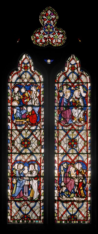 Marienkapellenfenster mit Szenen aus dem Leben der Jungfrau Maria von Augustus Welby Northmore Pugin