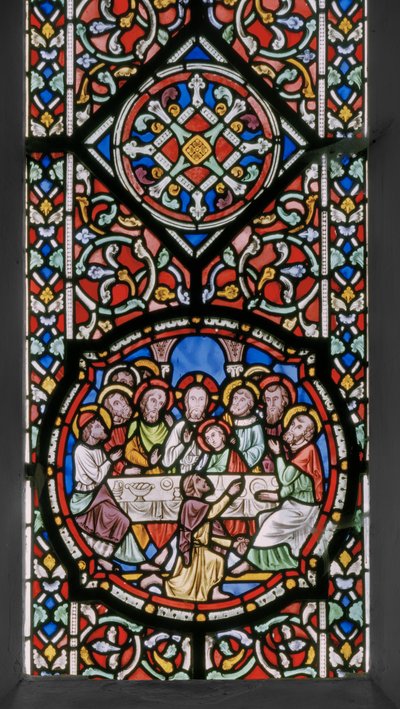 Die Passion Christi, Ostfenster (Detail) von Augustus Welby Northmore Pugin