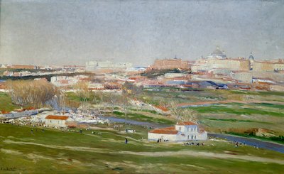 Die Wiese von San Isidro von Aureliano de Beruete