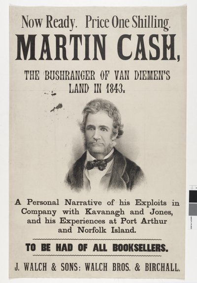 Jetzt verfügbar. Preis ein Schilling. Martin Cash, der Buschmann von Van Diemen