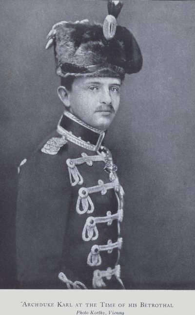 Erzherzog Karl, später Karl I., Kaiser von Österreich von Austrian Photographer
