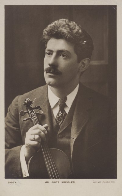 Fritz Kreisler, österreichischer Geiger und Komponist von Austrian Photographer