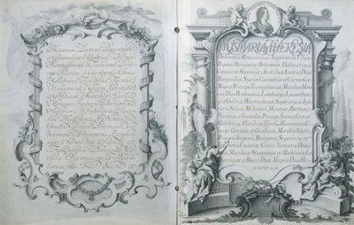 Österreichische Ratifizierung des Ehevertrags für Marie-Antoinette, Erzherzogin von Österreich, mit dem Dauphin Ludwig von Frankreich, 23. April 1770 von Austrian School