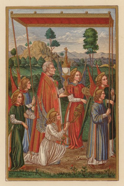 Fest des Leibes Christi (Chromolithographie) von Austrian School