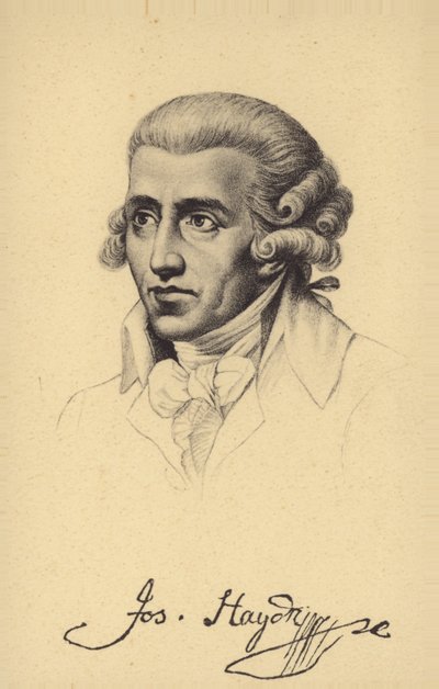 Porträt von Joseph Haydn von Austrian School