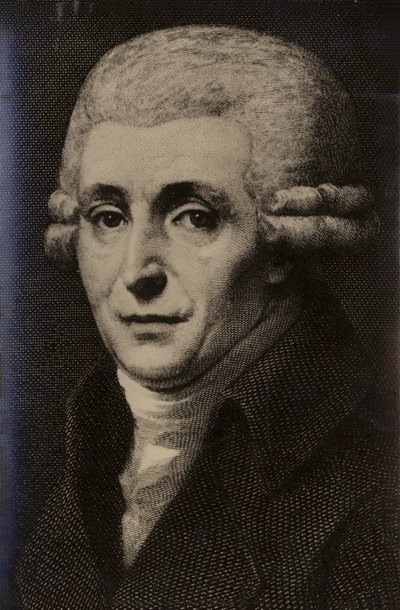 Porträt von Joseph Haydn von Austrian School