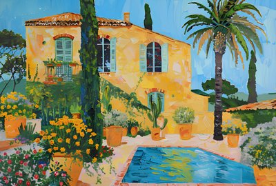 Sonnige mediterrane Villa von Avanesova Elena