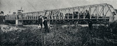 Ponte da E. F. Mogyana über den Rio Pardo, 1895 von Axel Frick
