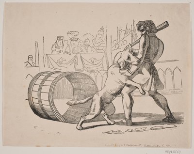 Macaires Kampf mit dem Hund von Axel Theodor Kittendorff
