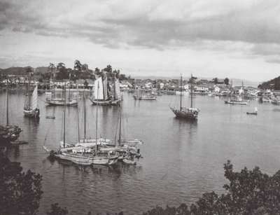 Japan: Tomo, Hafen am Binnenmeer von Axel von Graefe
