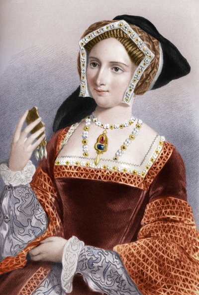 Jane Seymour 1509-1537, die dritte Frau von König Heinrich VIII., 1851 von B. Eyles