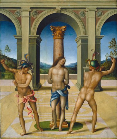 Die Geißelung Christi, ca. 1512-1515 von Bacchiacca
