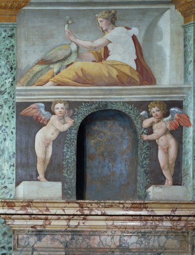 Die Sala delle Prospettive (Detail der Trompe-l