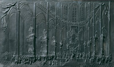 Die Krönung Maria Theresias im Dom zu Prag zum "König" von Böhmen am 12. Mai 1743 von Balthasar Ferdinand Moll
