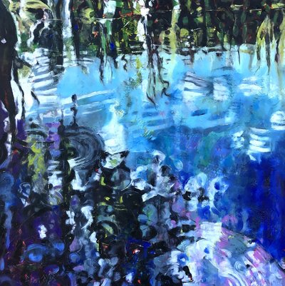 Abstrakte Wasserreflexionen von Barbara Piatti