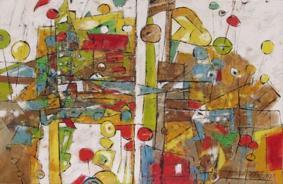 Bunte urbane Geometrie von Barbara Piatti