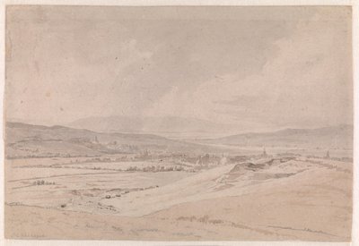 Deutsche Stadt am Rhein? von Barend Cornelis Koekkoek
