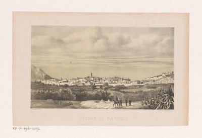 Ansicht von Tetuan in Marokko von Barend Leonardus Hendriks
