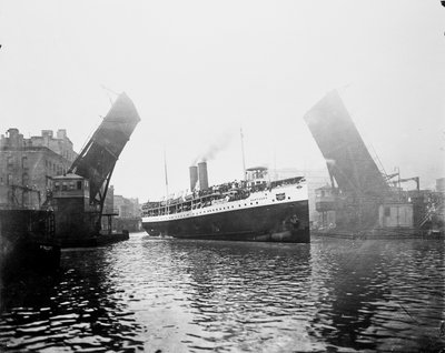 Eastland Schiff, Chicago, Illinois, USA, ca. 1900 von Barnes and Crosby