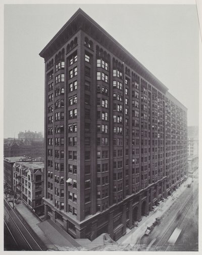 Monadnock-Gebäude, Chicago, Illinois, USA von Barnes and Crosby