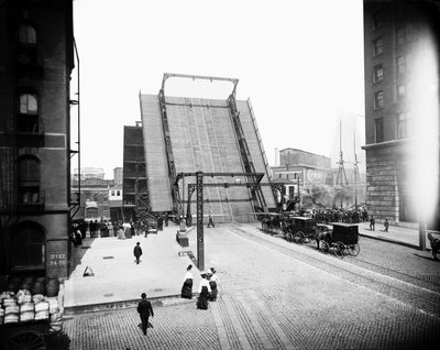 State Street Brücke, Chicago, Illinois, USA, ca. 1905 von Barnes and Crosby