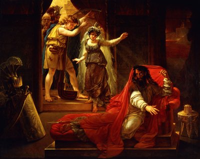 David spielt die Harfe für König Saul von Baron Antoine Jean Gros