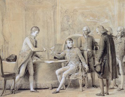 Die Unterzeichnung des Konkordats zwischen Frankreich und dem Heiligen Stuhl, 15. Juli 1801 von Baron François Pascal Simon Gérard