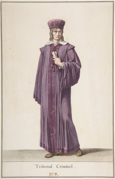 Ein Richter des Strafgerichts, ca. 1798-99 von Baron Pierre Narcisse Guerin