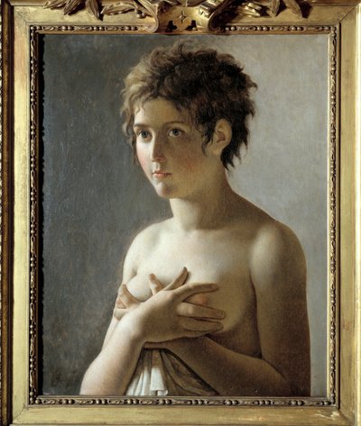 Porträt eines Mädchens im Brustbild von Baron Pierre Narcisse Guerin