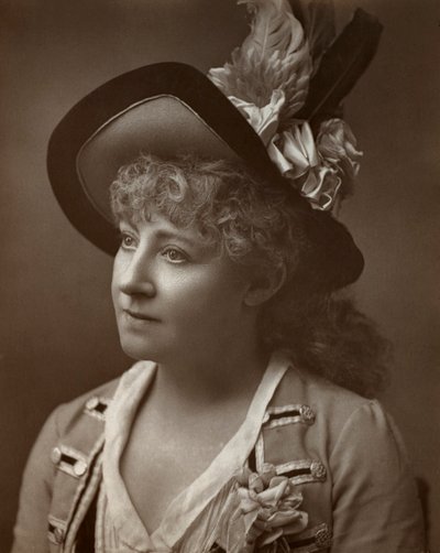 Lydia Thompson, britische Tänzerin, Schauspielerin und Theaterproduzentin, 1886 von Barraud