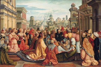 Historienzyklus: Kreuzauffindung der hl. Helena von Barthel Beham