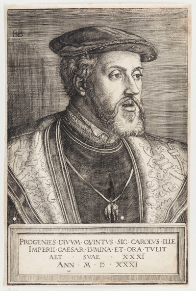 Porträt des Kaisers Karl V. von Barthel Beham