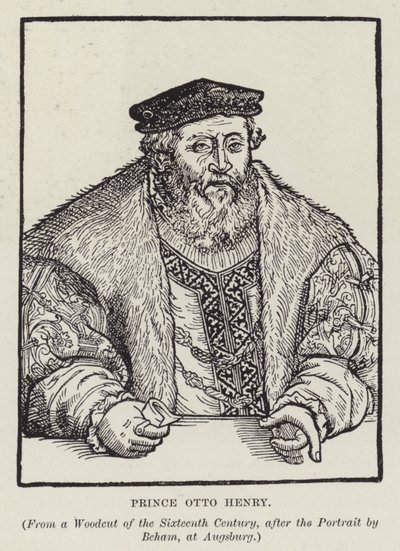 Otto Heinrich, Kurfürst von der Pfalz von Barthel after Beham