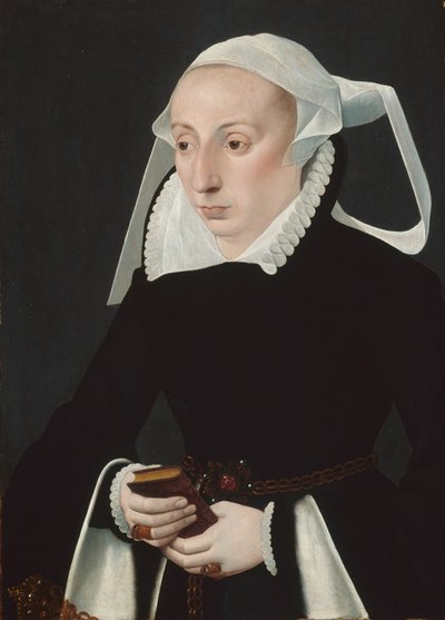 Porträt einer Frau mit einem Gebetbuch von Bartholomaeus Bruyn the Younger