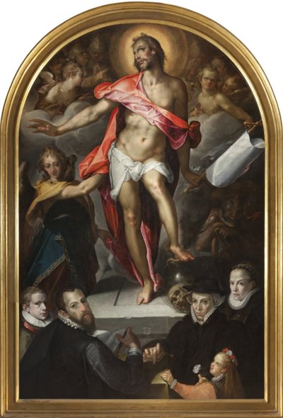 Epitaph des Goldschmieds Nicolas Müller aus Prag von Bartholomaeus Spranger