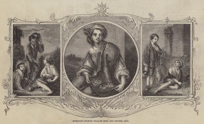 Murillos Spanische Bauernjungen und Blumenmädchen von Bartolomé Esteban Murillo