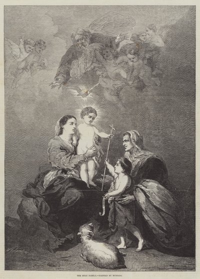Die Heilige Familie von Bartolomé Esteban Murillo