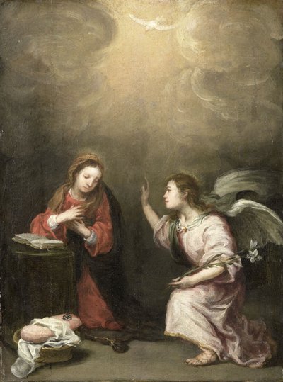 Die Verkündigung von Bartolome Esteban (follower of) Murillo