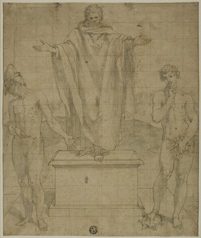 Studie für Allegorie des Glaubens und der Stille von Bartolomeo Cesi
