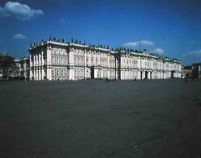 Fassade der Eremitage, 1753-62 von Bartolomeo Franceso Rastrelli