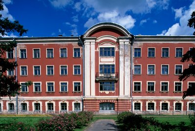 Mitava-Palast (18. Jahrhundert), Entwurf von Bartolomeo Francesco Rastrelli, Jelgava, Semgallen, Lettland (Detail) von Bartolomeo Franceso Rastrelli