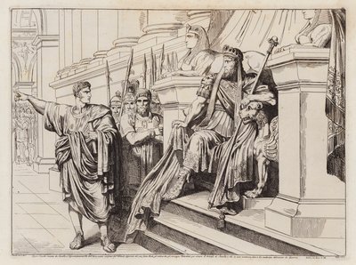 Appius Claudius von Lucullus an den Hof von Tigranes dem Großen gesandt von Bartolomeo Pinelli